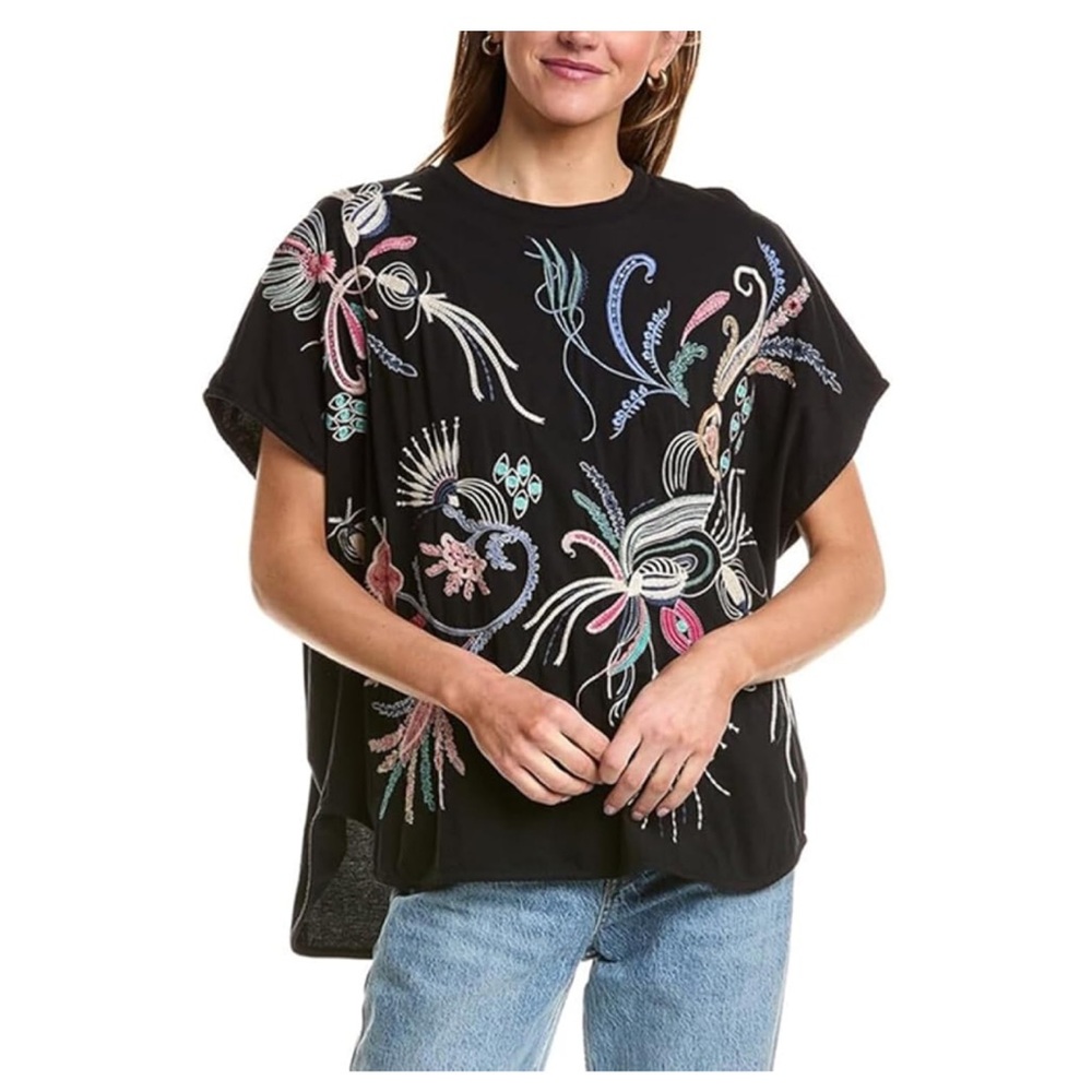 Johnny Was Antonella Poncho Tee XS/S